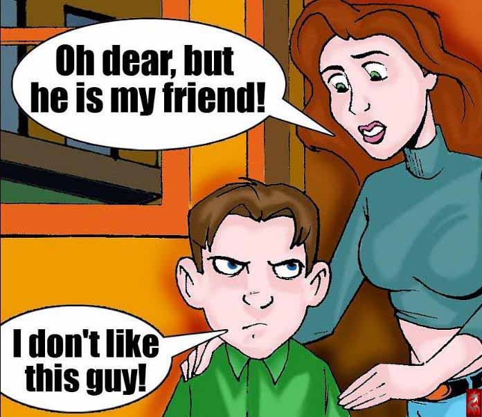 I am very jealous and I want to be the only mom's man ! page 8 full