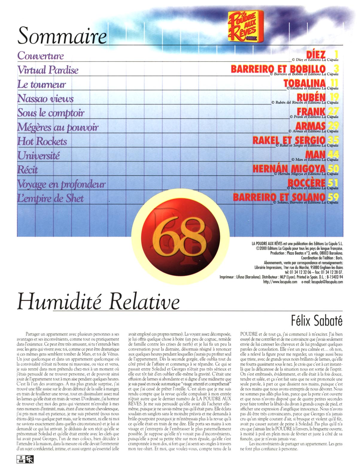 La poudre aux r&ecirc;ves  68 page 2 full