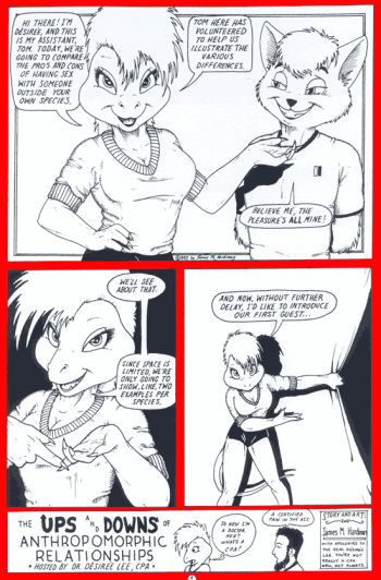 The Ups and Downs of Anthropomorphic Relationships 1 - 3 cover