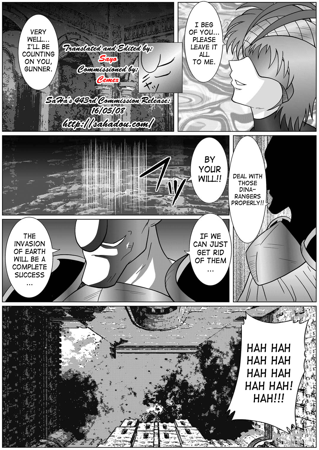 Tokubousentai Dinaranger ~Heroine Kairaku Sennou Keikaku~ Vol. 01 page 5 full