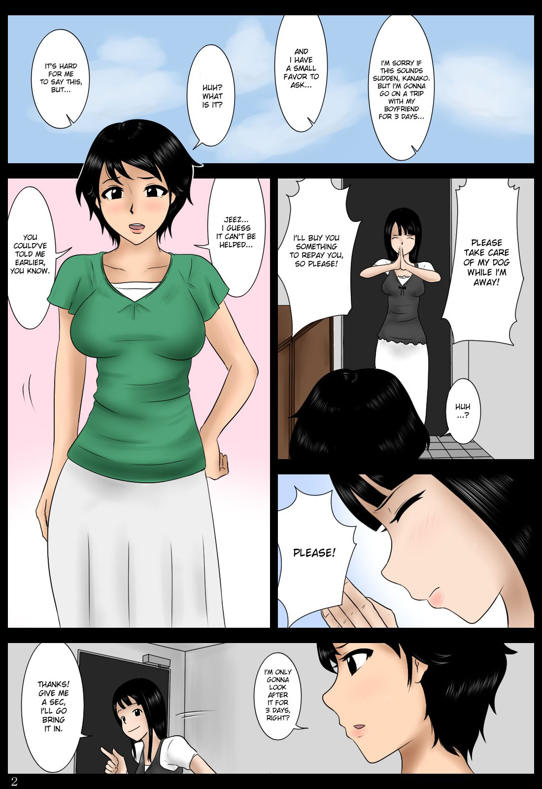 Azukatta Inu - Taking Care of a Dog page 2 full