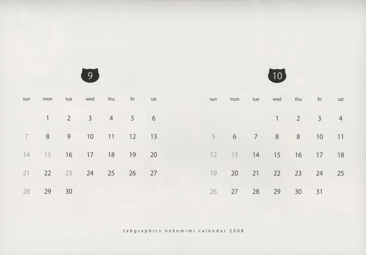 tabgraphics nekomimi calendar 2008 page 10 full
