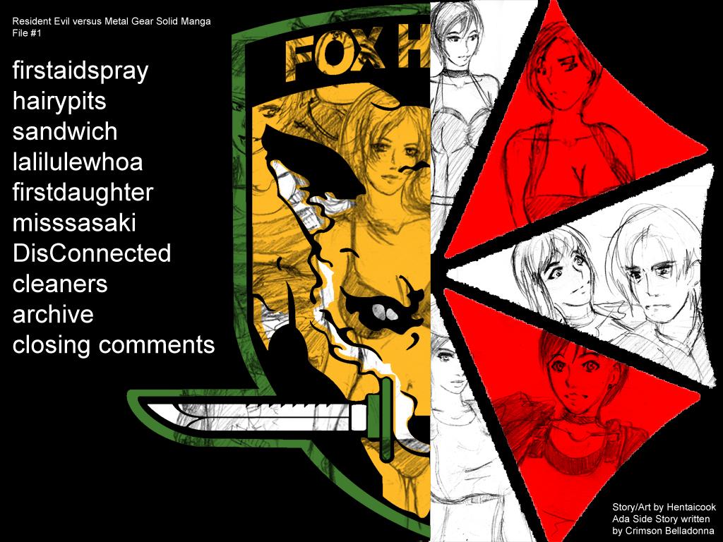 Metal Gear VS. Resident Evil Hentai page 2 full
