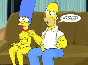Marge Simpson Does Anal cover