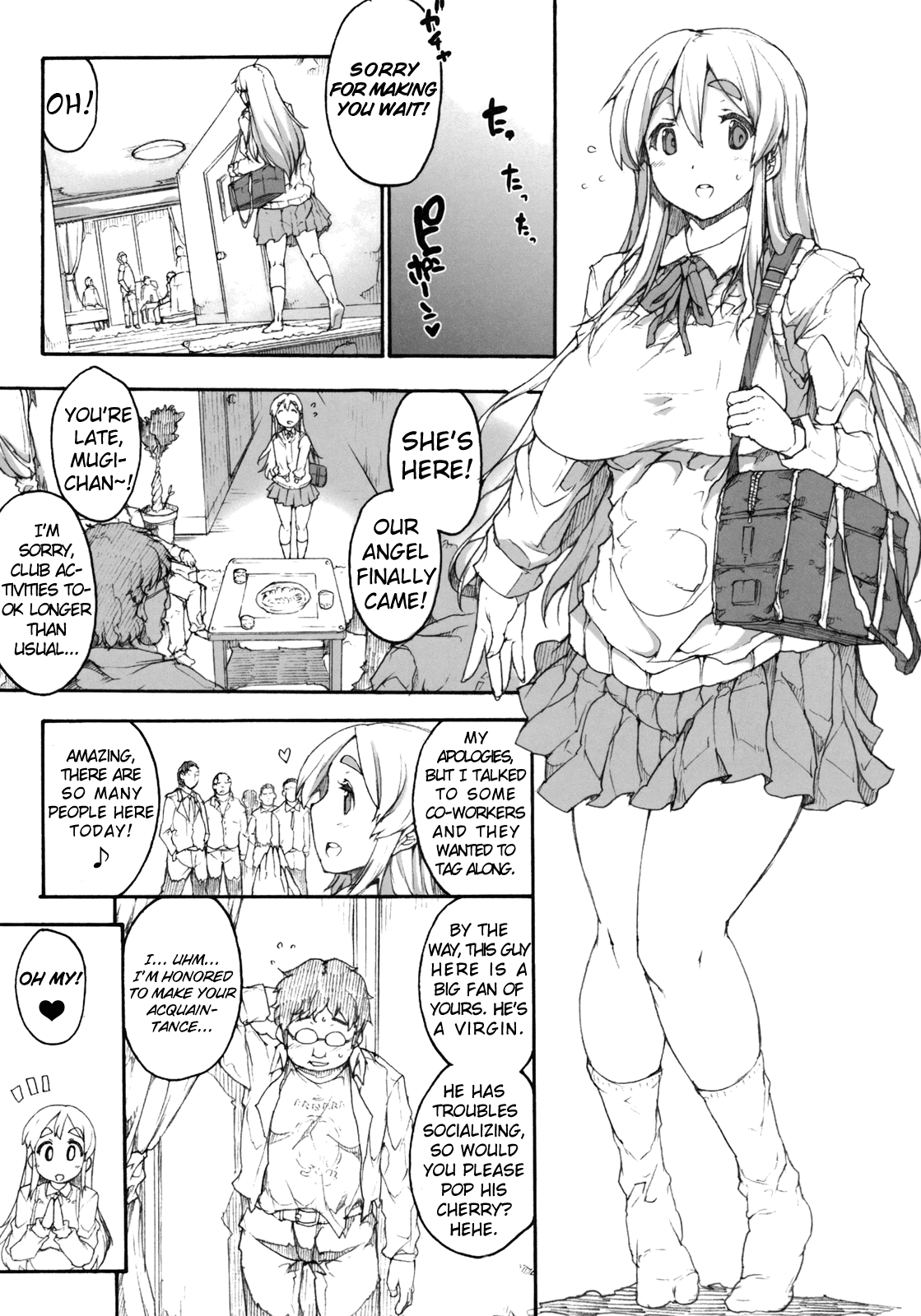 Mugippai♪   =Little White Butterflies= page 6 full
