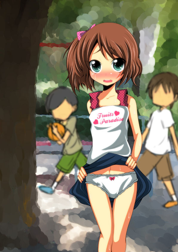 Loli Bitch demo Osoto de Ecchi wa Chou Hazui. page 7 full