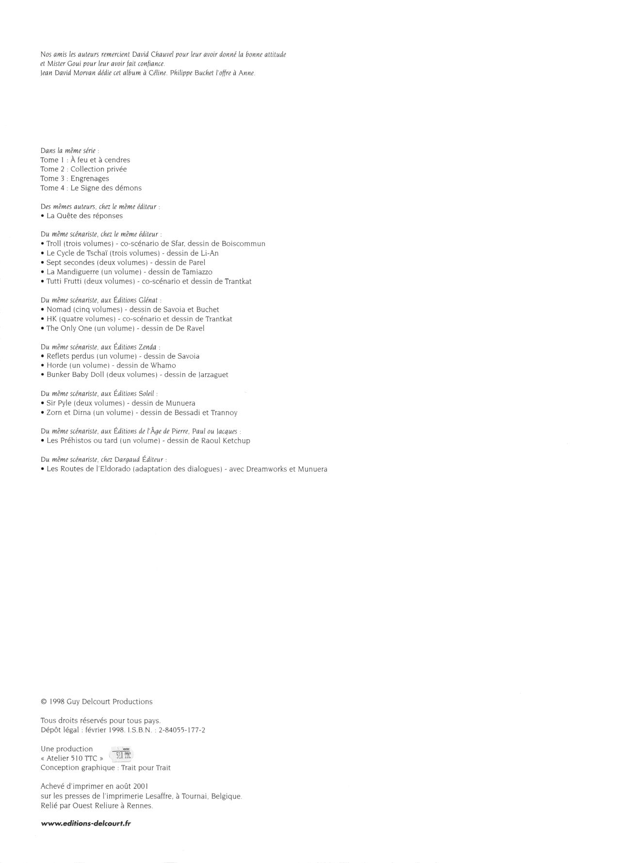 Sillage #01 - A feu et &agrave; cendres page 4 full