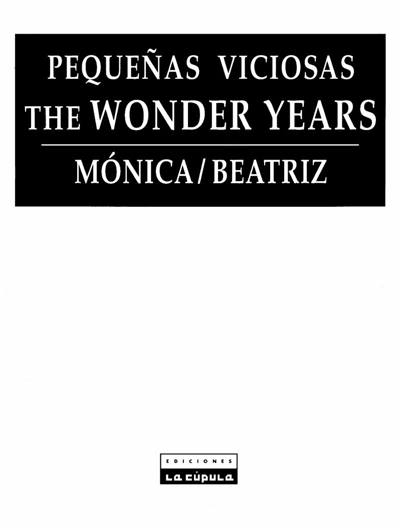Pequenas viciosas #3 - The wonder years page 1 full