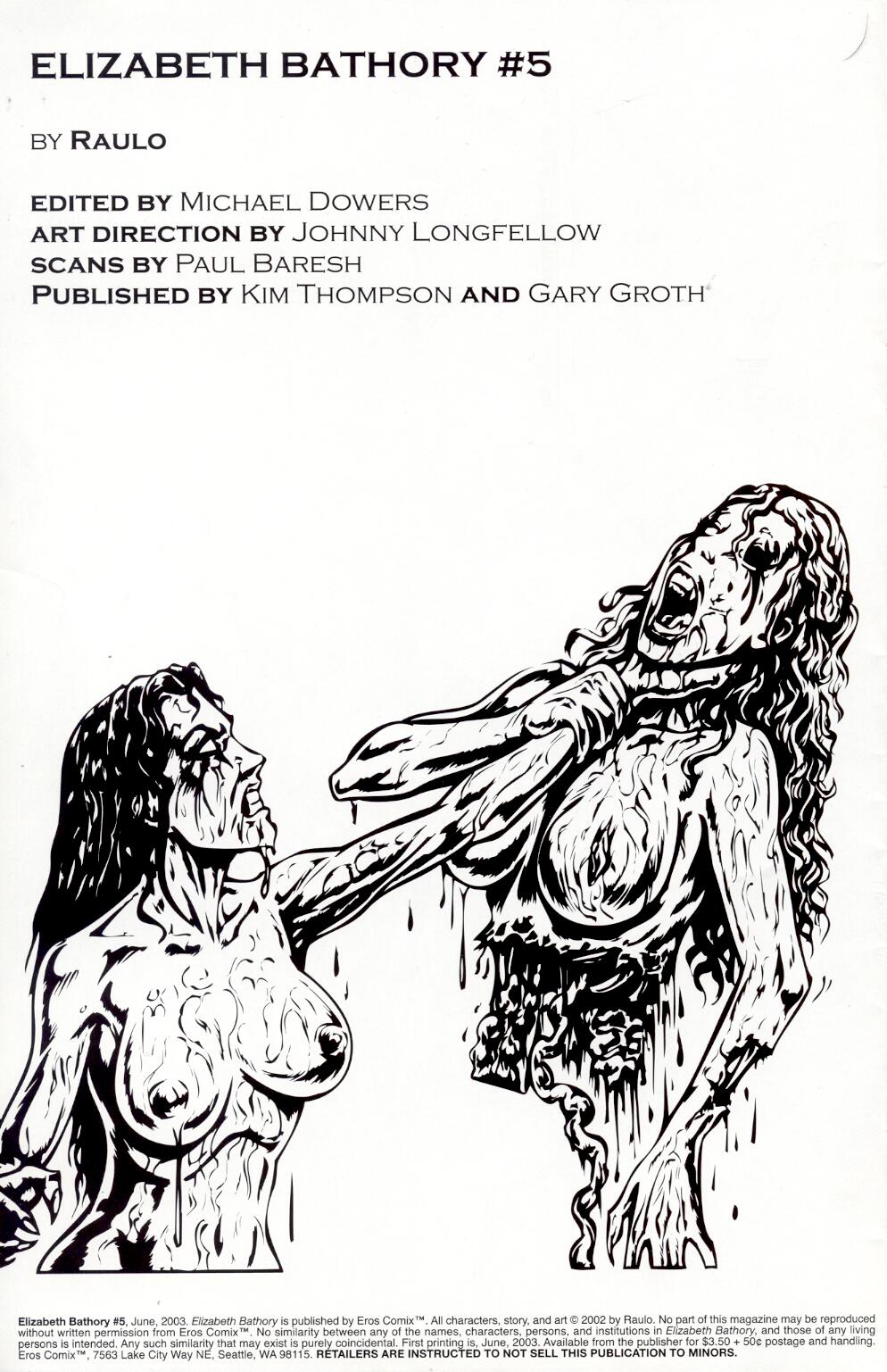 Elisabeth Bathory - Volume #5 page 2 full