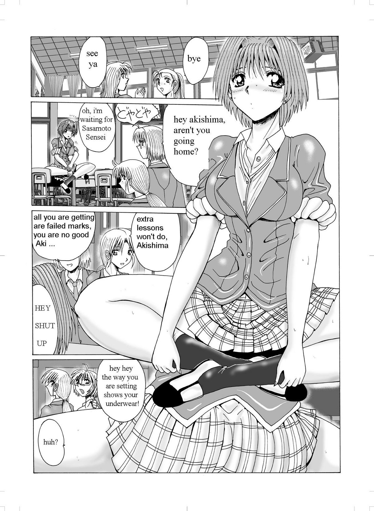 Shemale Kyoushi to Erobuta | Shemale Teacher &amp; The Pervert Pig page 3 full