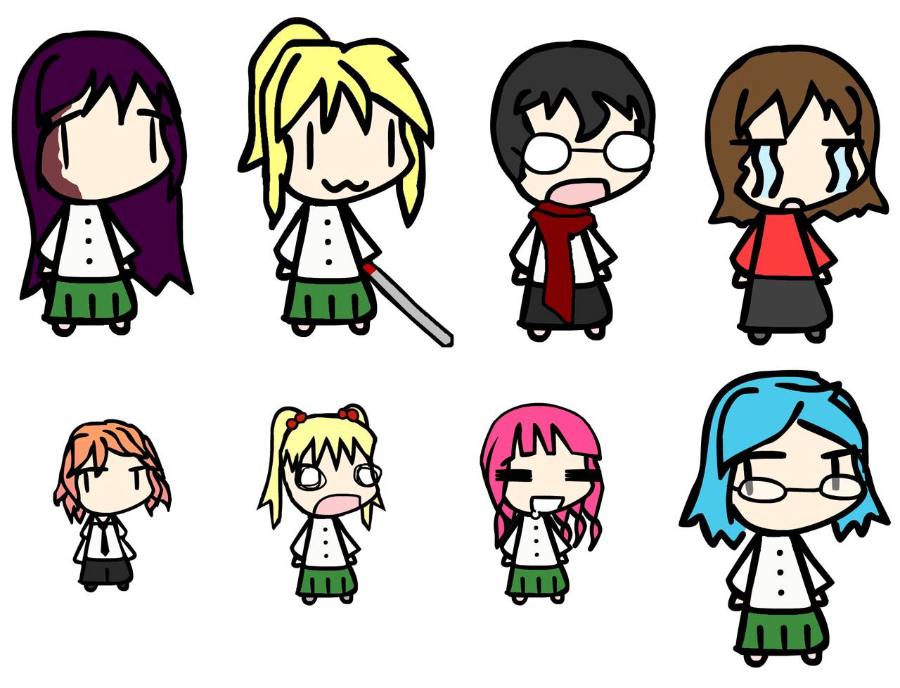 Katawa Shoujo art-collection page 2 full