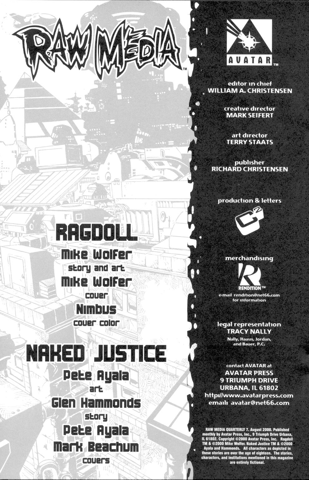 Raw Media - Volume 7 page 2 full