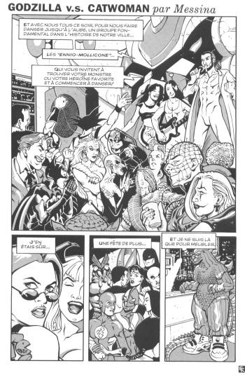 Gotzilla vs. Catwoman cover