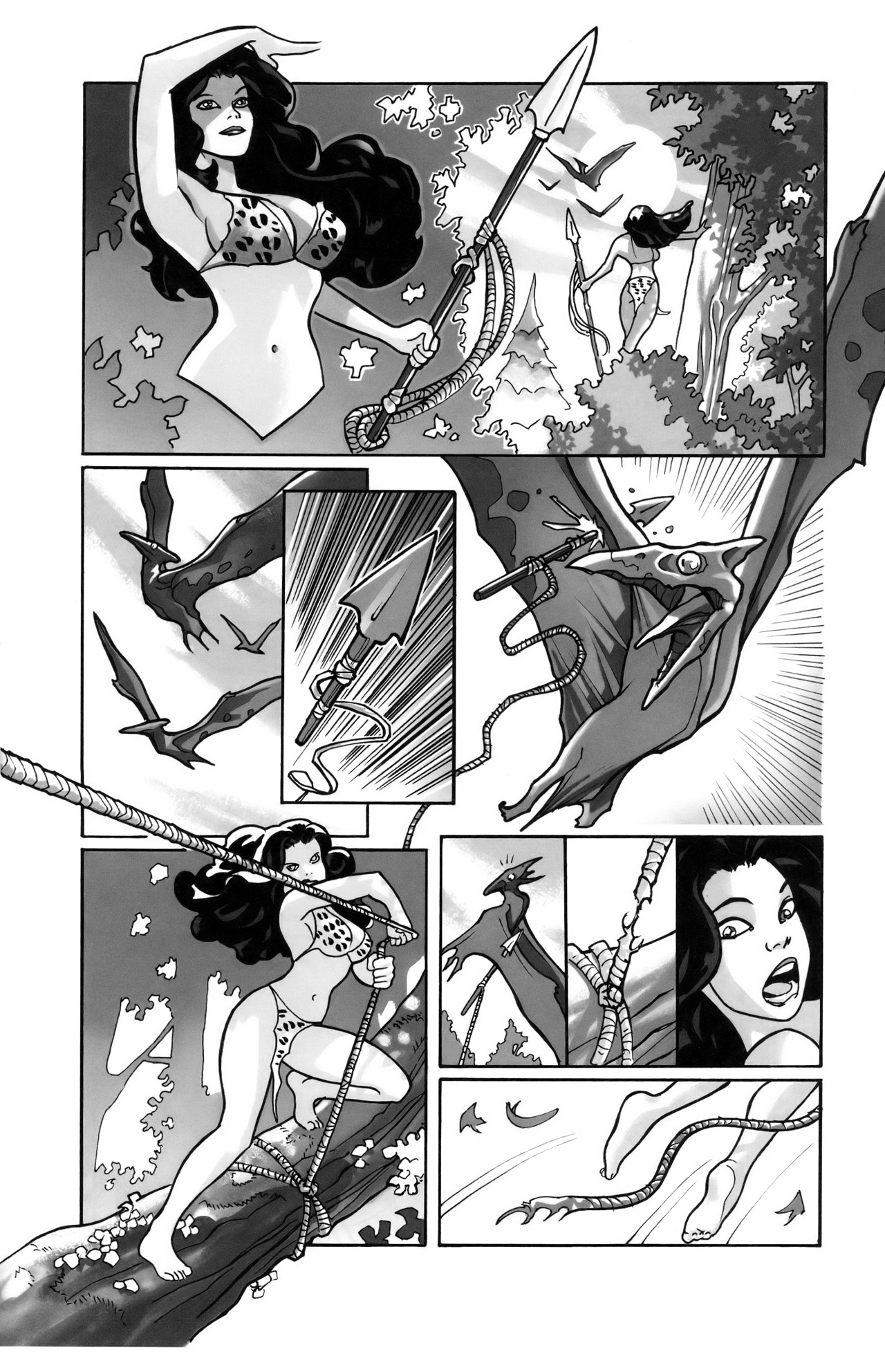 Cavewoman: Jungle Jam 1 page 8 full