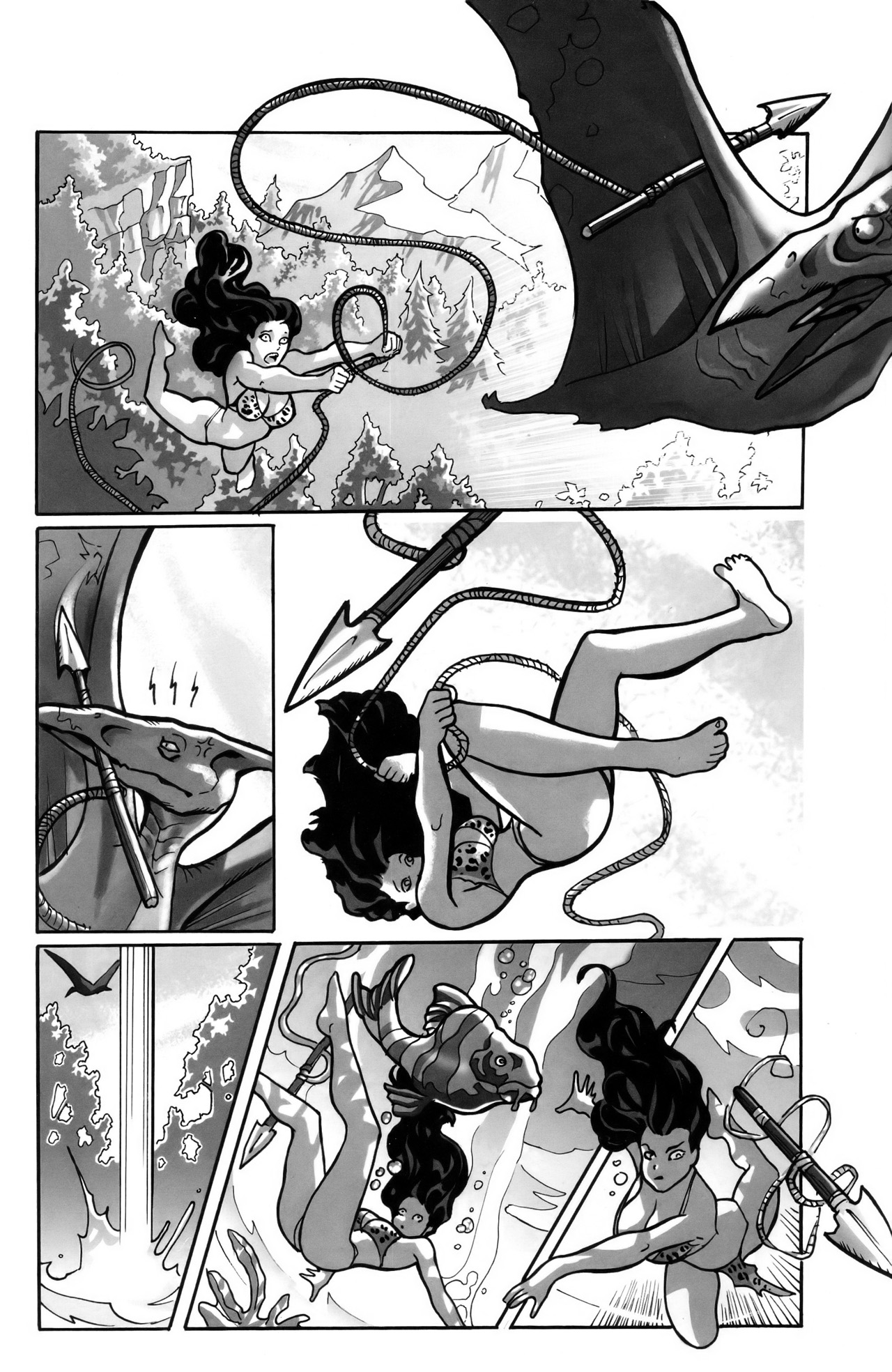 Cavewoman: Jungle Jam 1 page 9 full