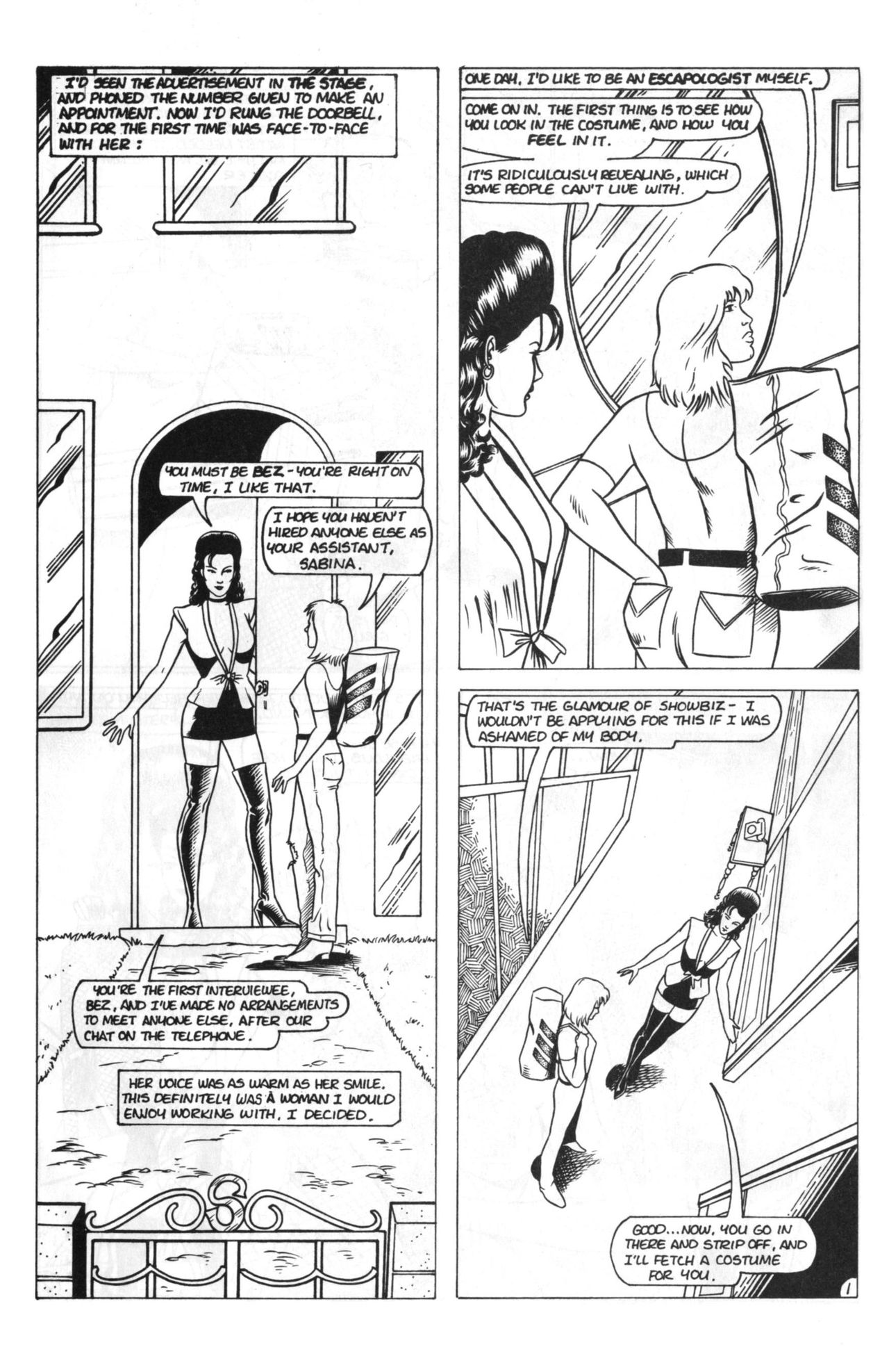 Sabina - Mistress of Escapes #1 page 3 full