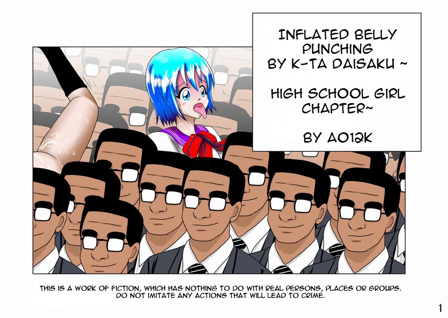 Belly Punching by K-Ta Daisaku ~High School Girl Chapter~ page 1 full