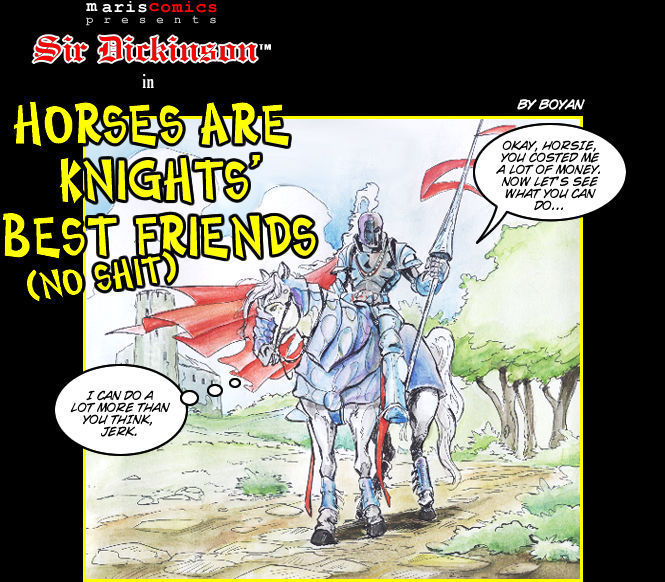 Horses Are Knights' Best Friends page 1 full