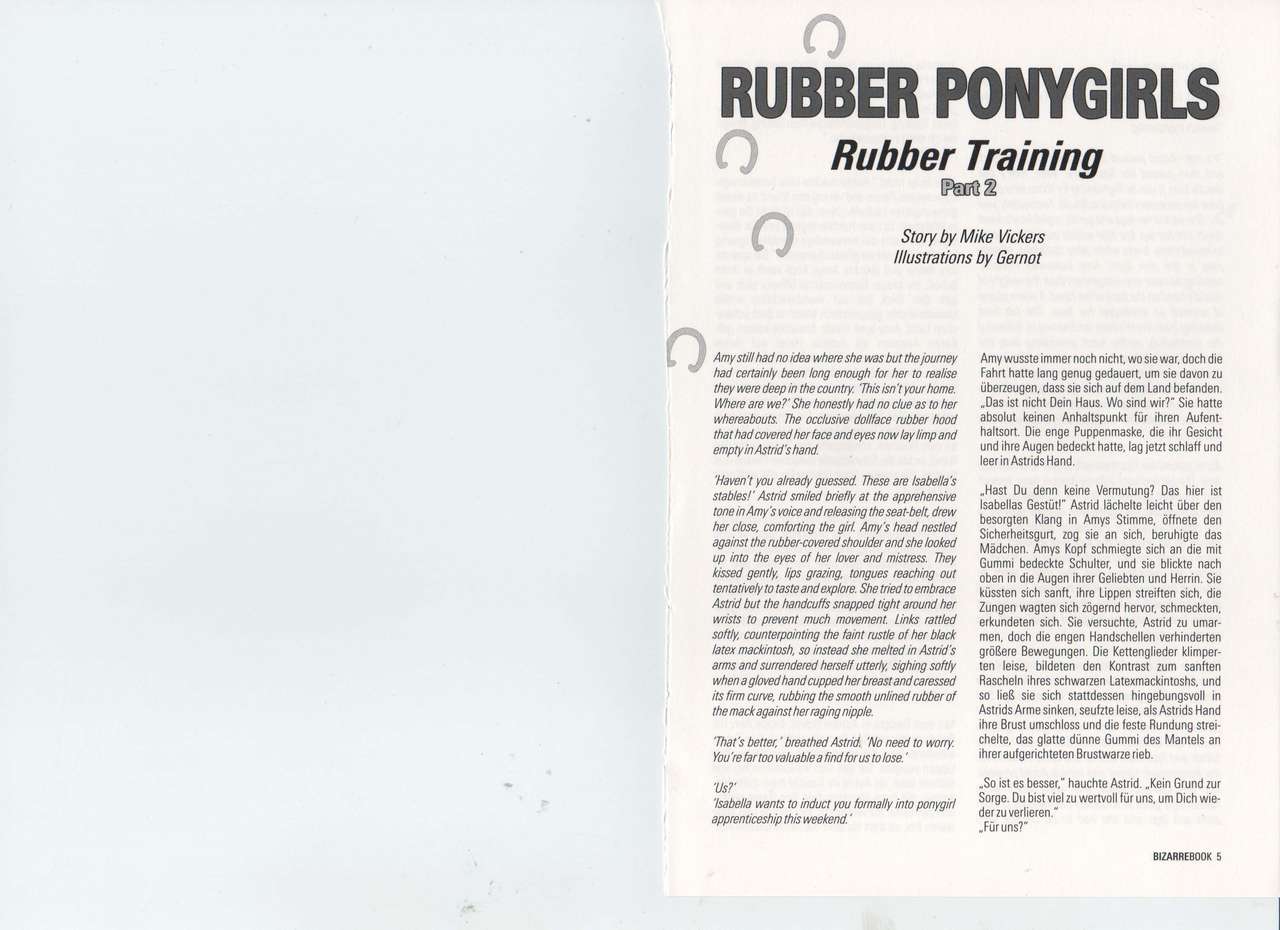 Bizarre Book #15: Rubber Ponygirls - Rubber Training: Part 2 page 2 full