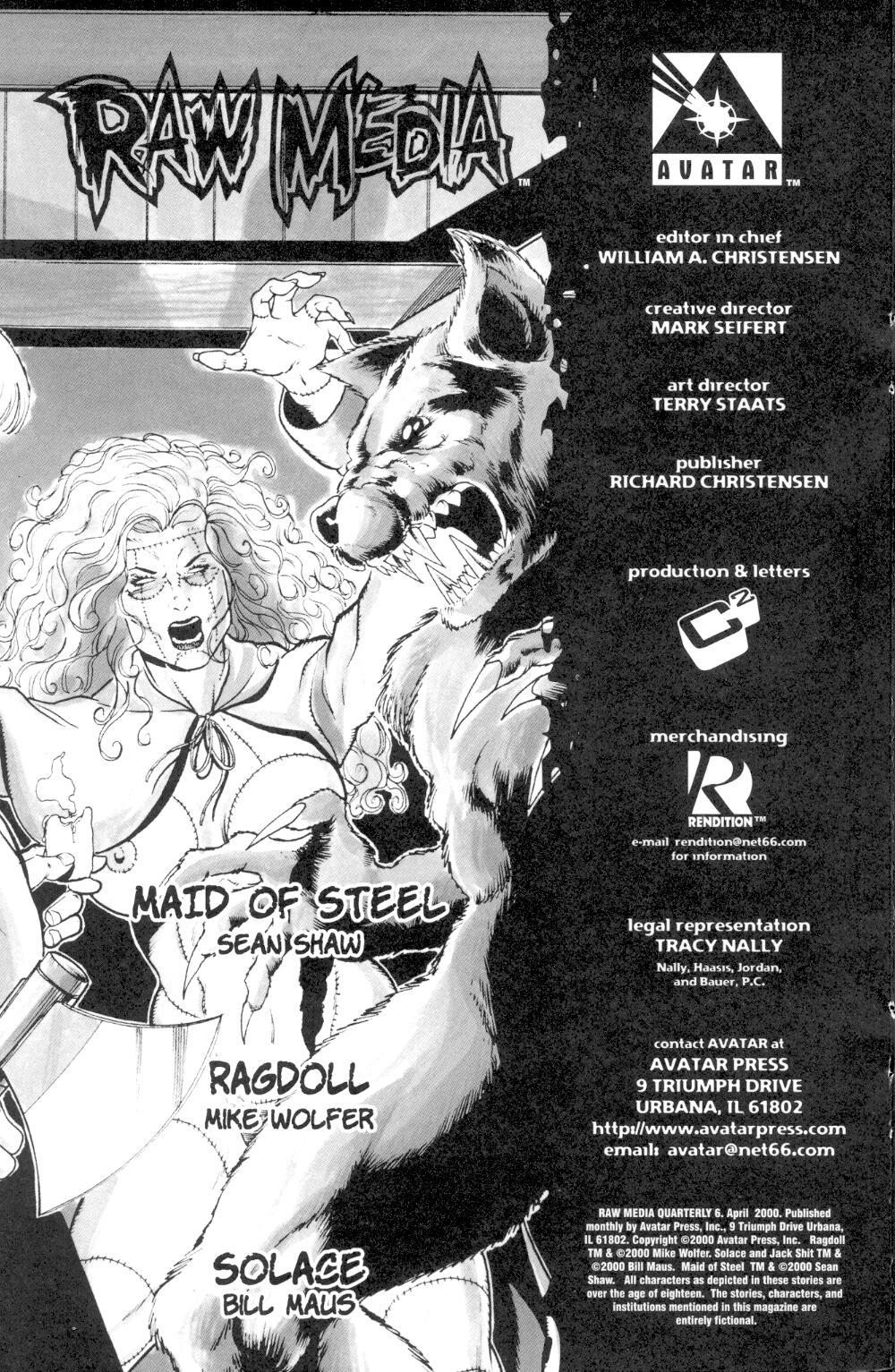 Raw Media - Volume 6 page 2 full