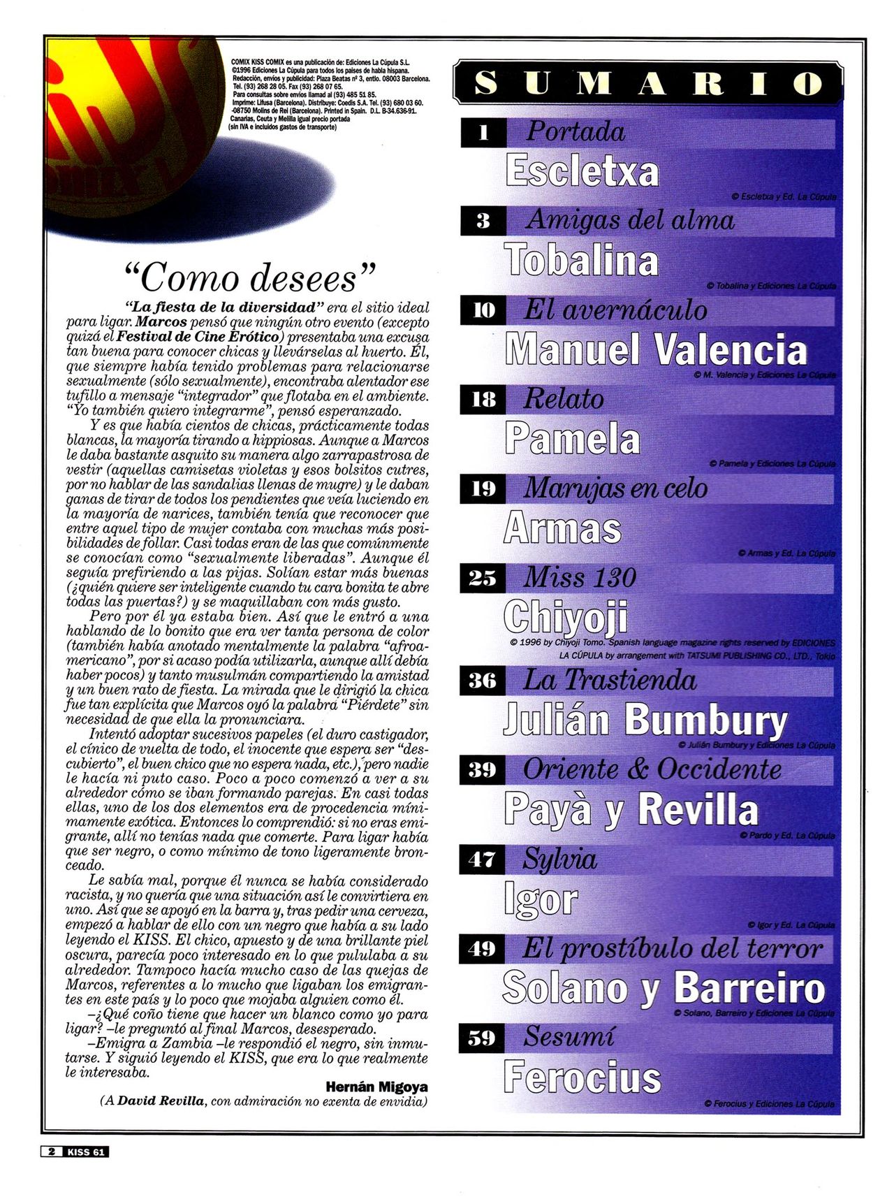 Kiss comix 061 page 2 full