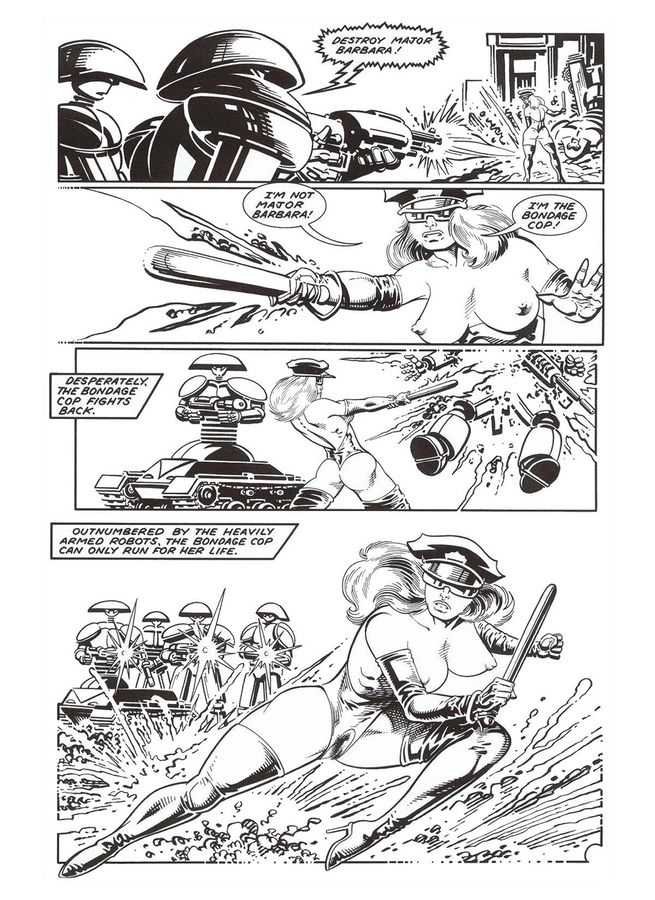 Bondage Cop - Attack of The Zenax Robots page 9 full