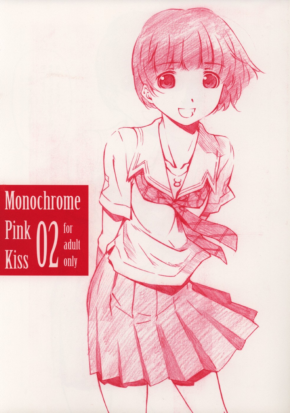 Monochrome Pink Kiss 02 page 1 full