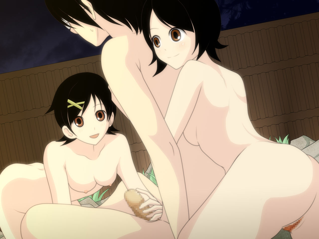 Zetsubou Sensei Konyoku Onsen Ryokan de Joseito ni Kakomarete Mohha Mohha no Maki page 2 full