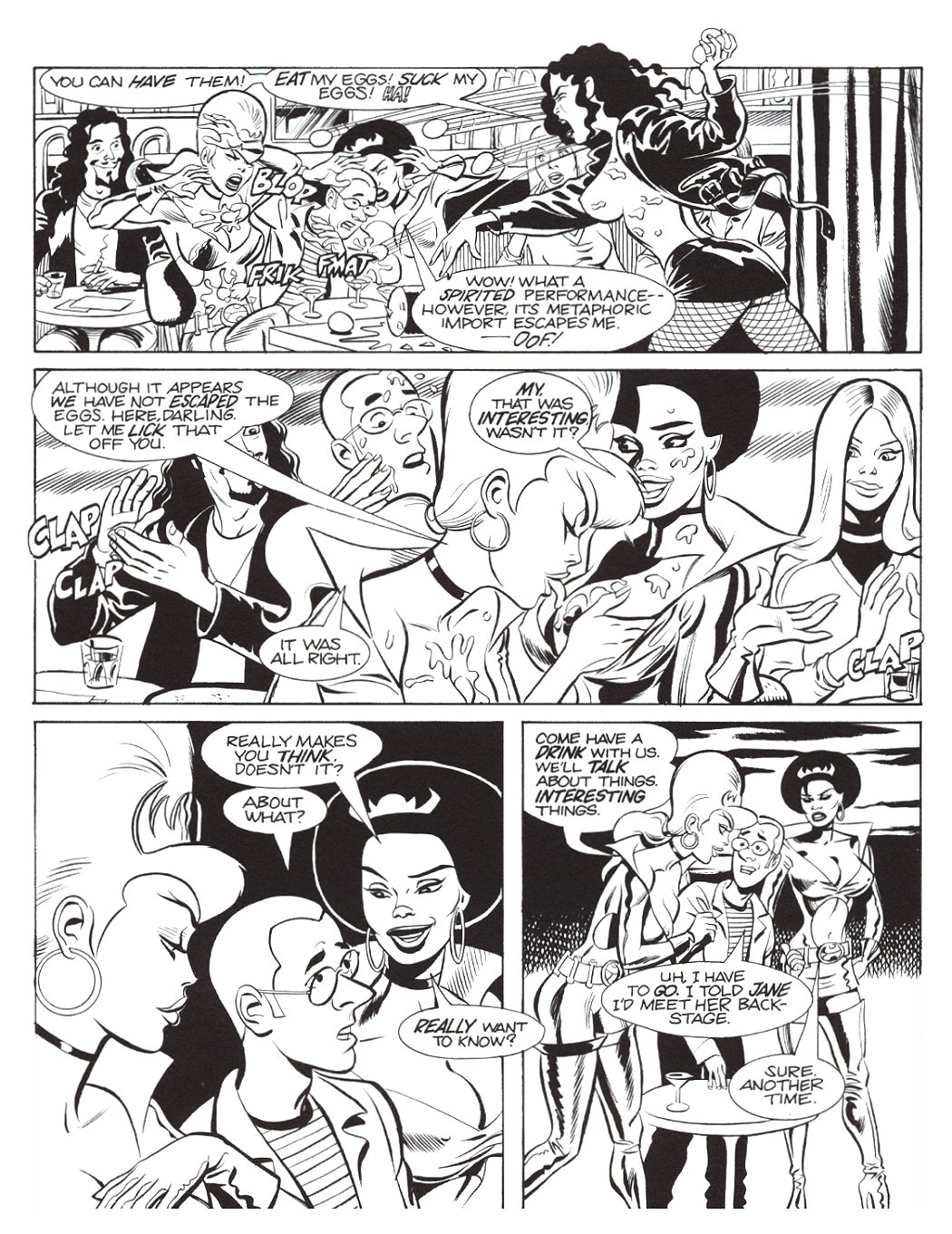 Space Chicks and Businessman page 5 full