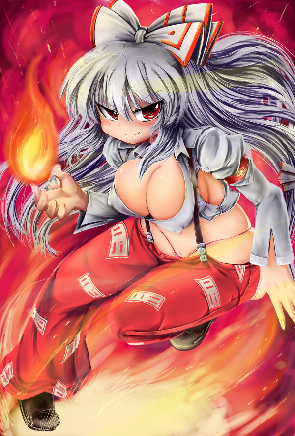 Touhou Character Fujiwara no Mokou page 3 full