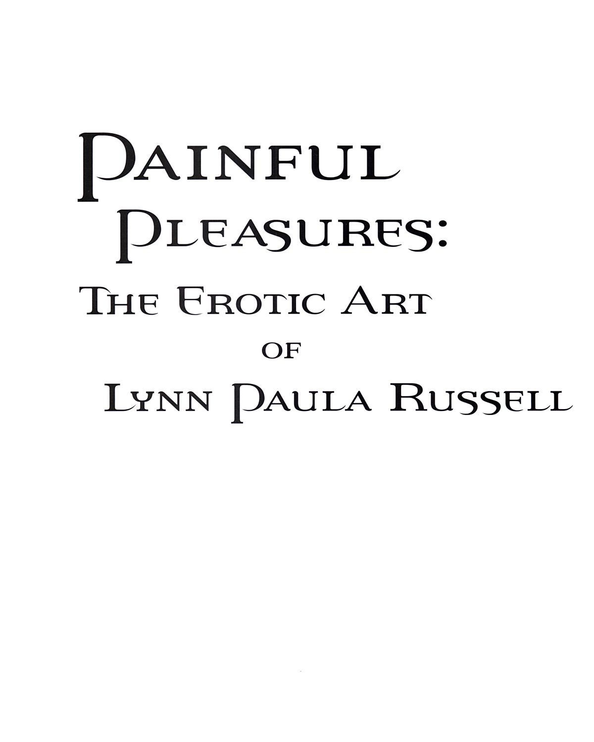 Painful Pleasures page 2 full