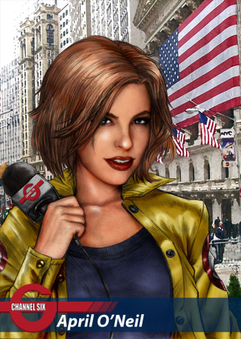 Action Angels - April O'Neil cover