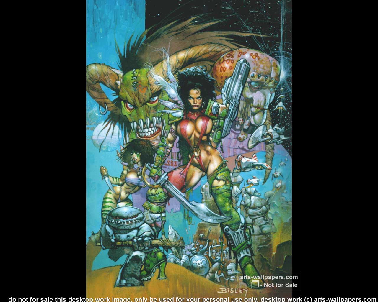 Works of Simon bisley page 2 full