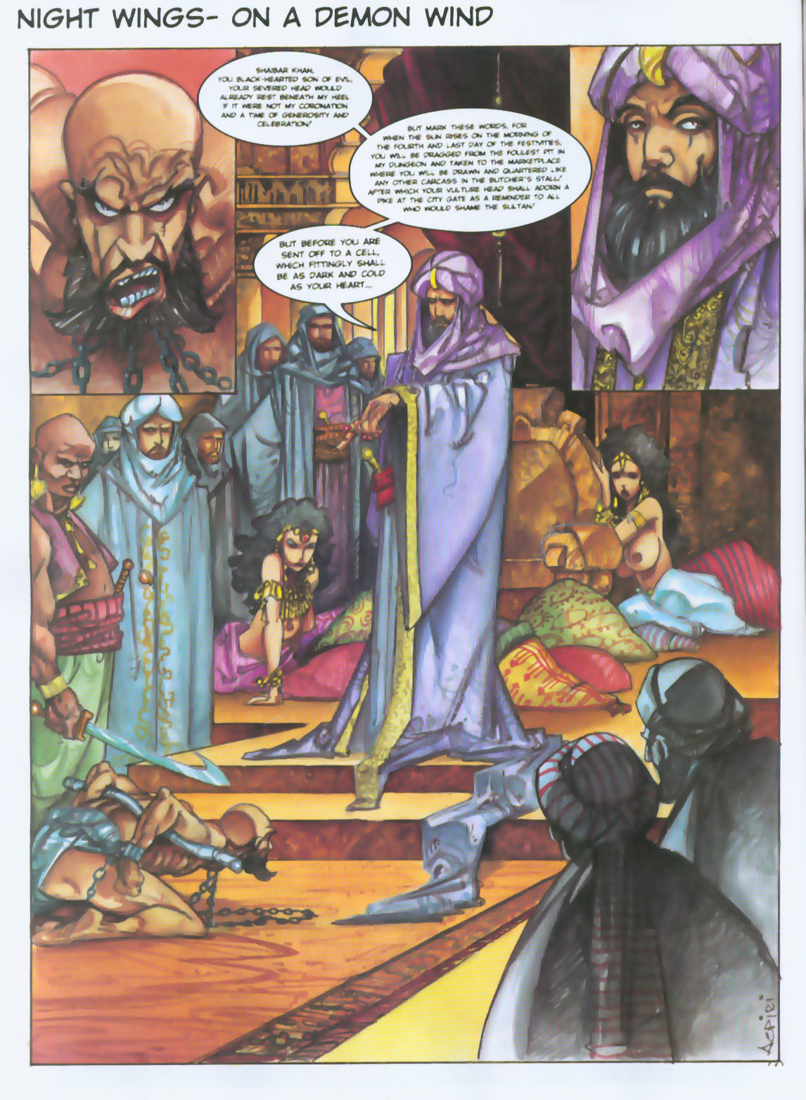 Night Wings - Demon Wind page 1 full