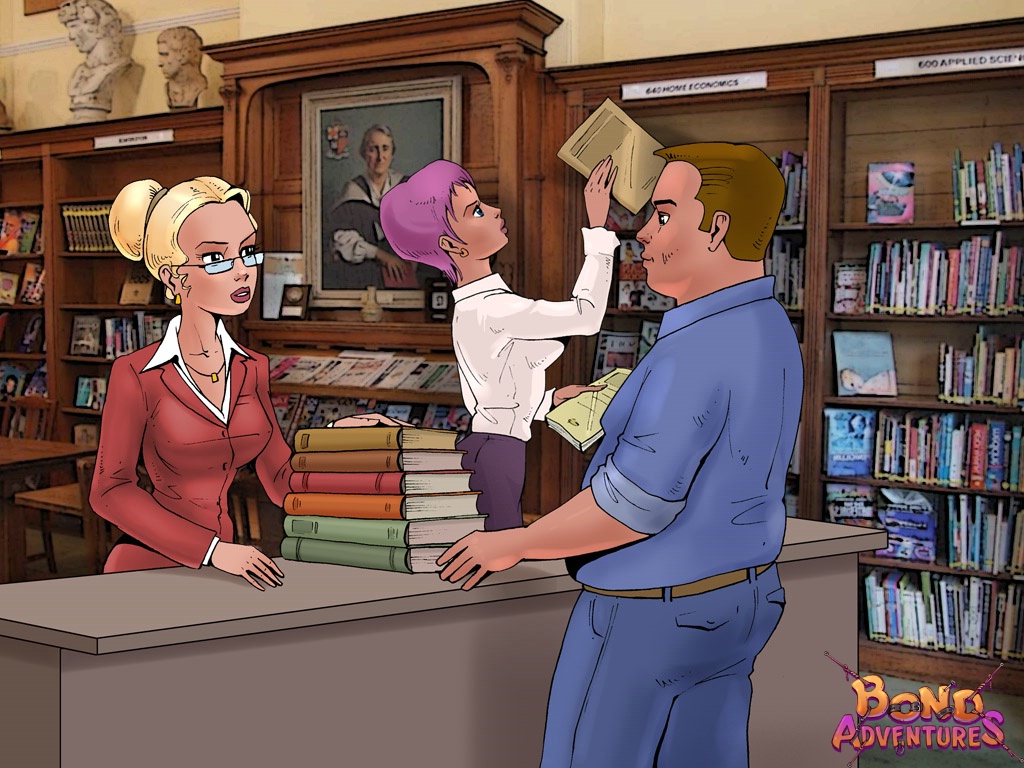 Set 69 - Bruce in library Part 1 page 2 full