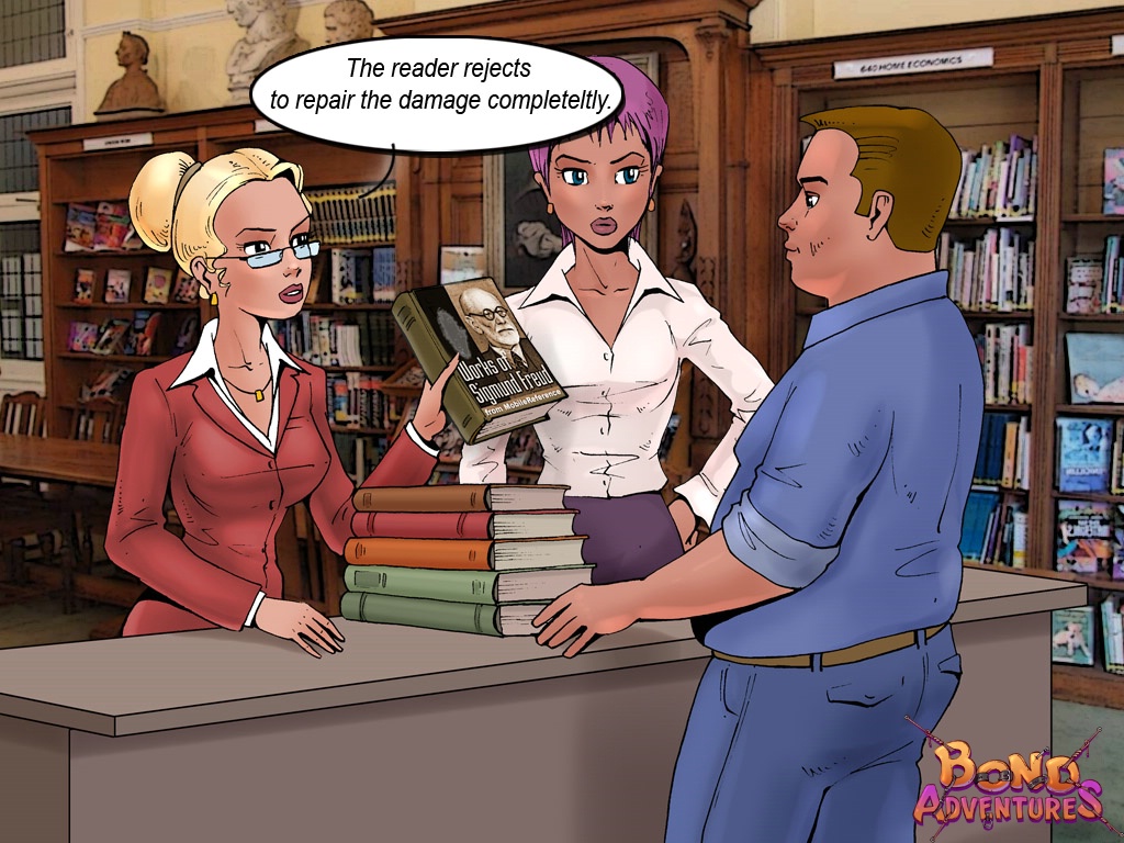 Set 69 - Bruce in library Part 1 page 5 full