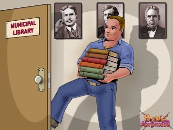 Set 69 - Bruce in library Part 1 cover