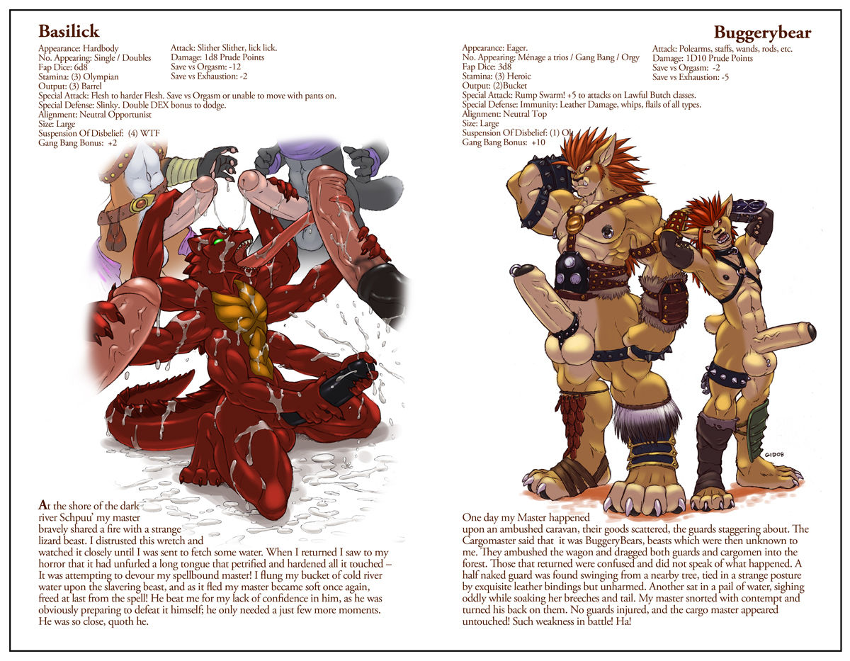 Gideon's Bestiary page 3 full