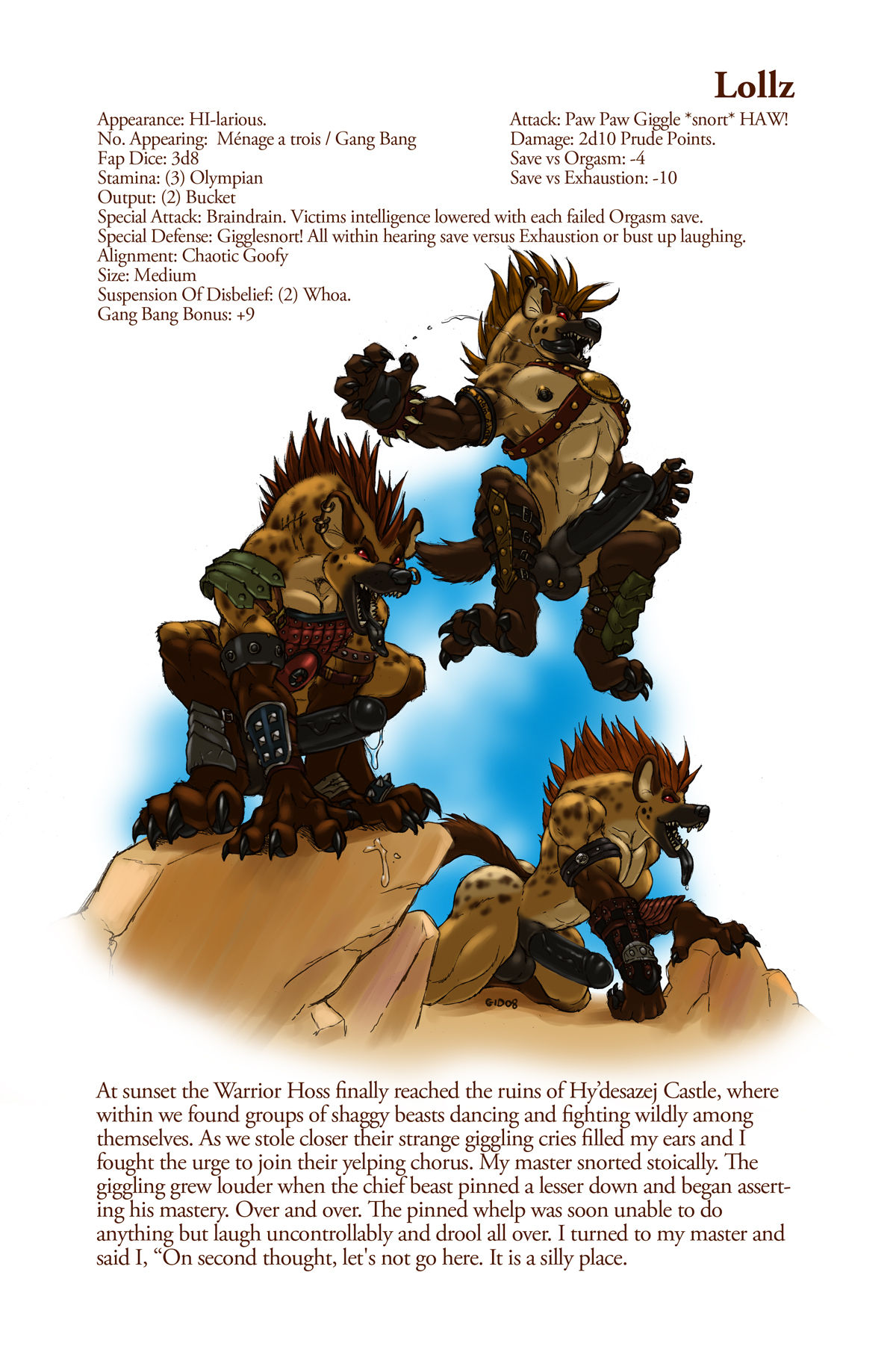 Gideon's Bestiary page 6 full