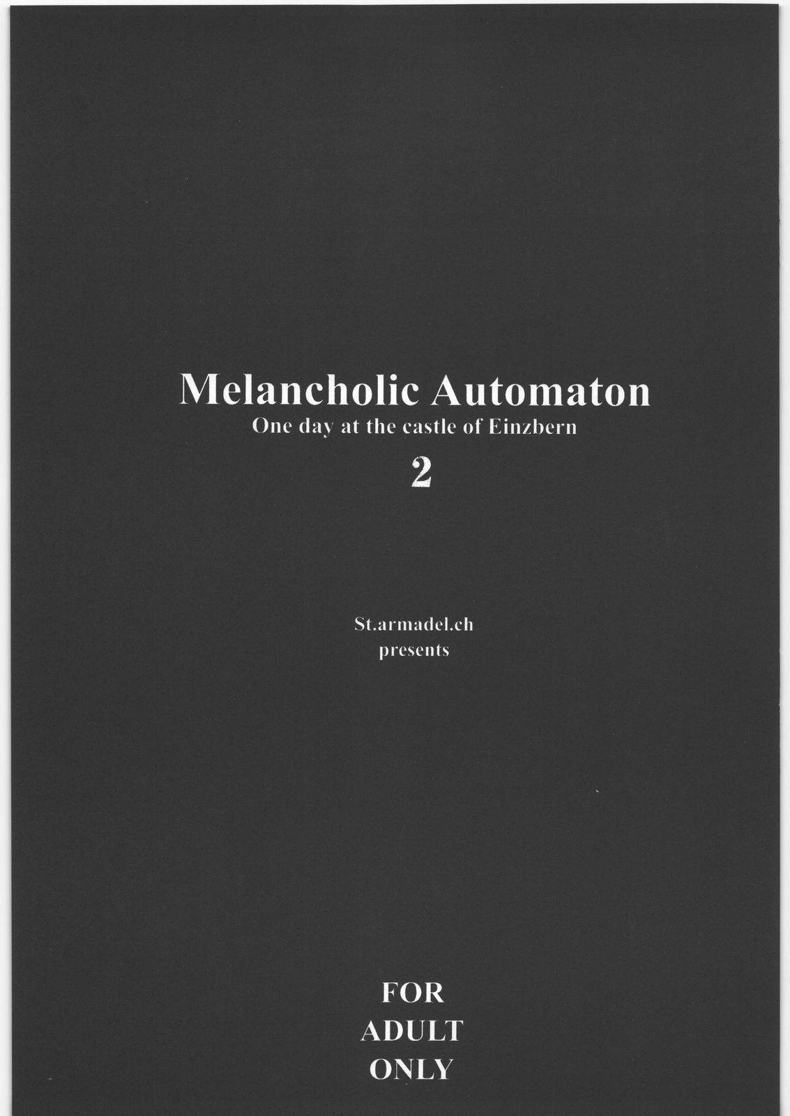 Melancholic Automaton 2 - One day at the castle of Einzbern page 2 full