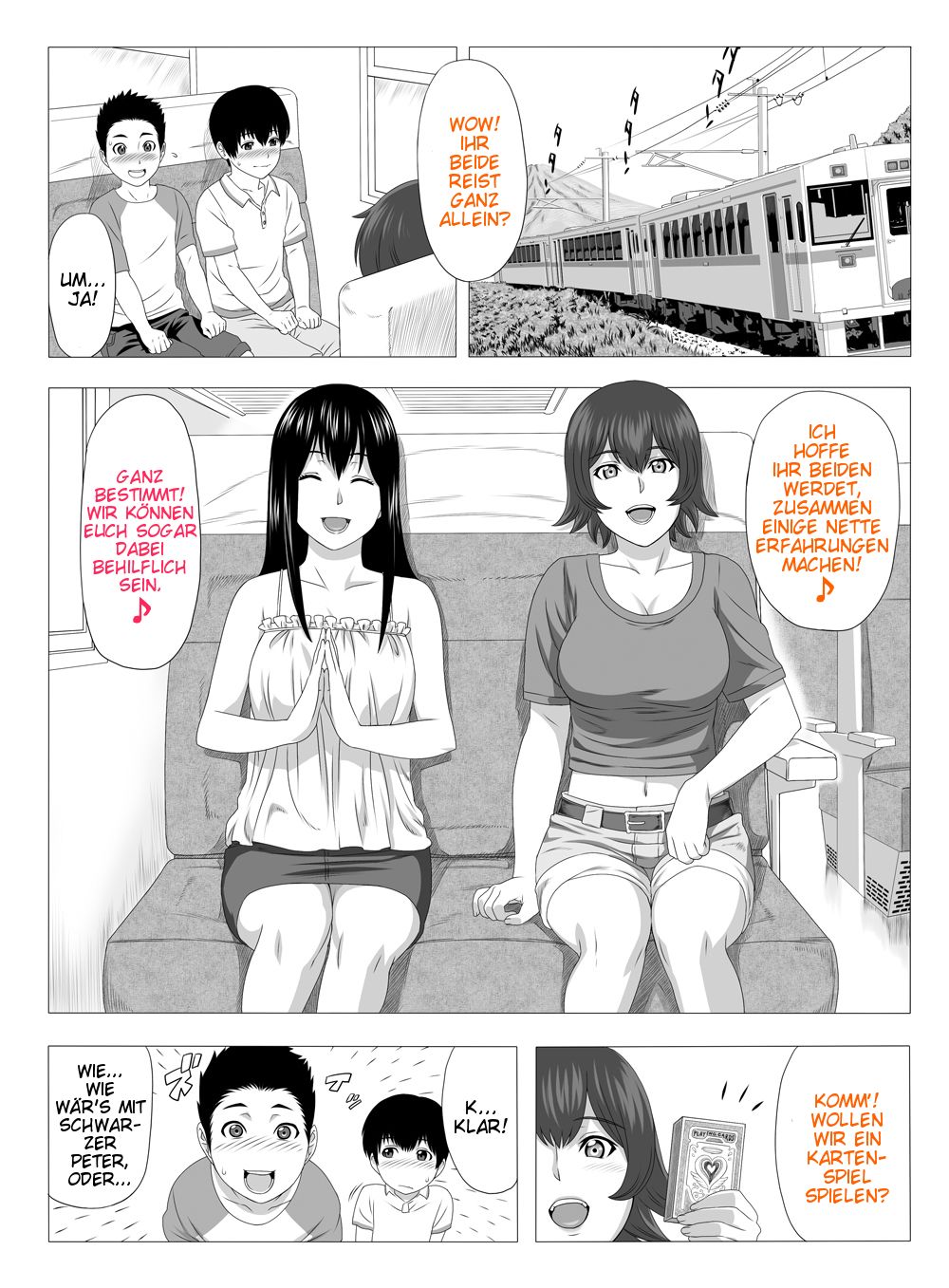 Kimi no Chinchin Shame rasete Densha Strip Hen page 2 full