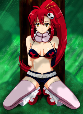 Gurren Lagann Yoko 18 Kin Doujin CG Shuu cover