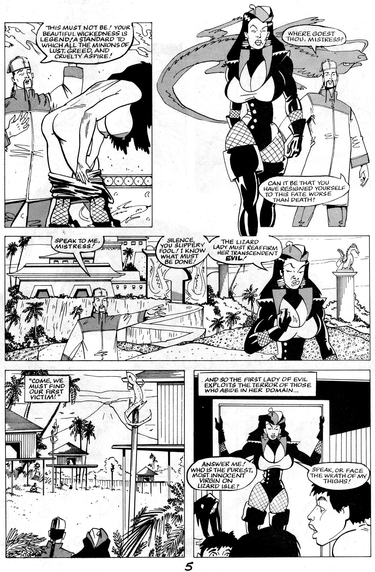 Lizard Lady #1 page 7 full