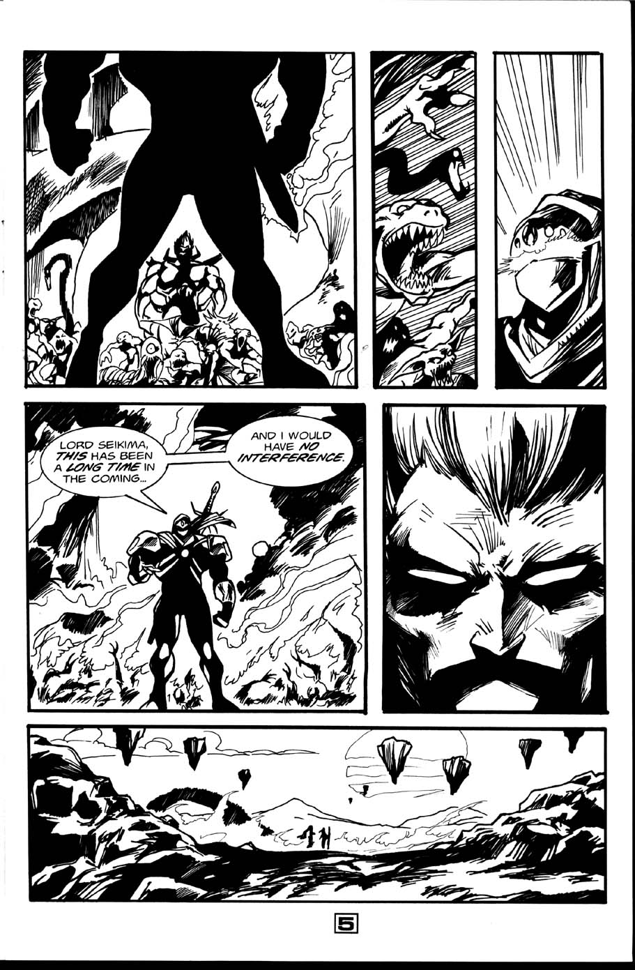 La Blue Girl - Volume #11 page 6 full