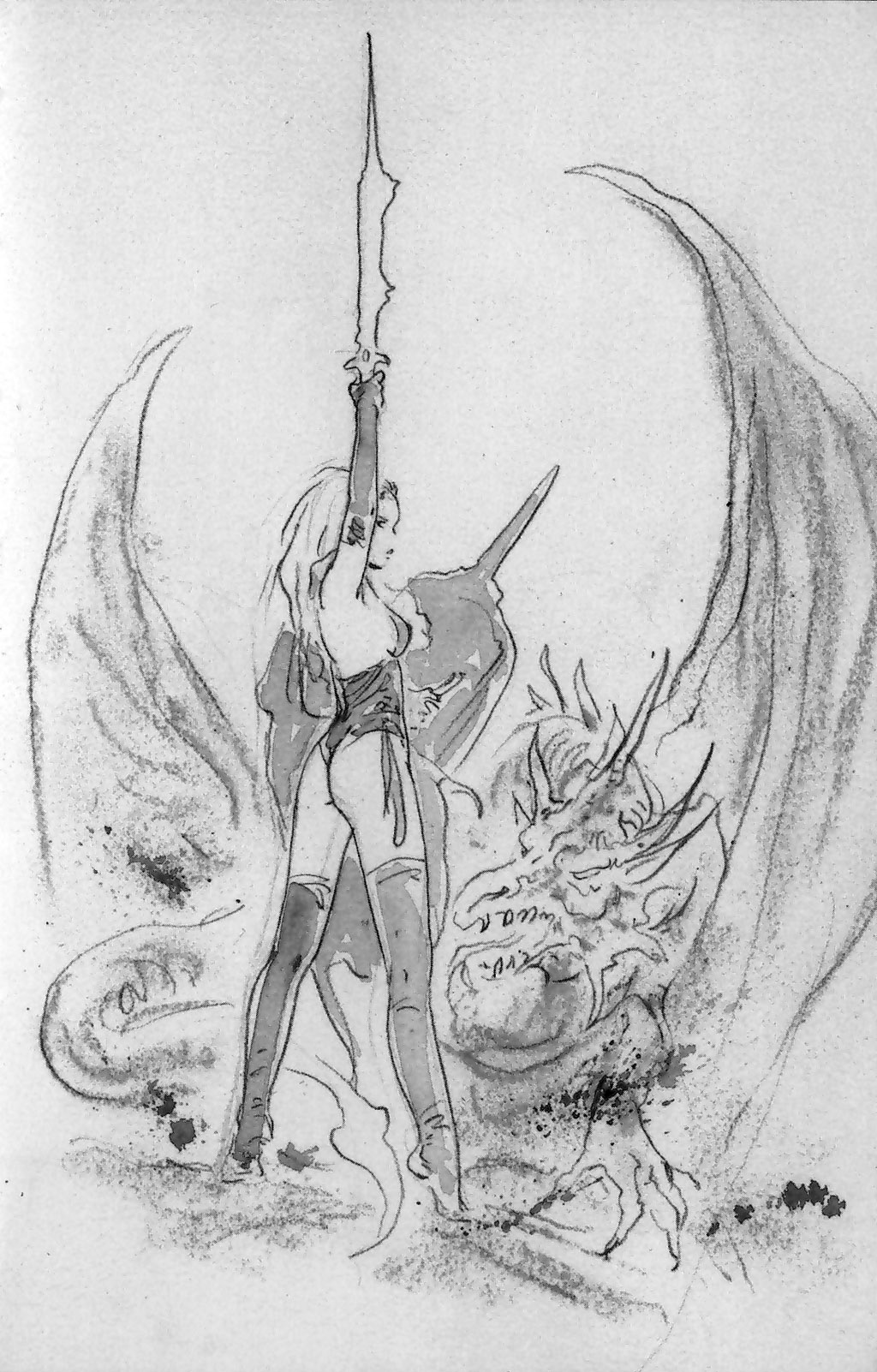 LUIS ROYO - Wild Sketches II Artbook page 8 full