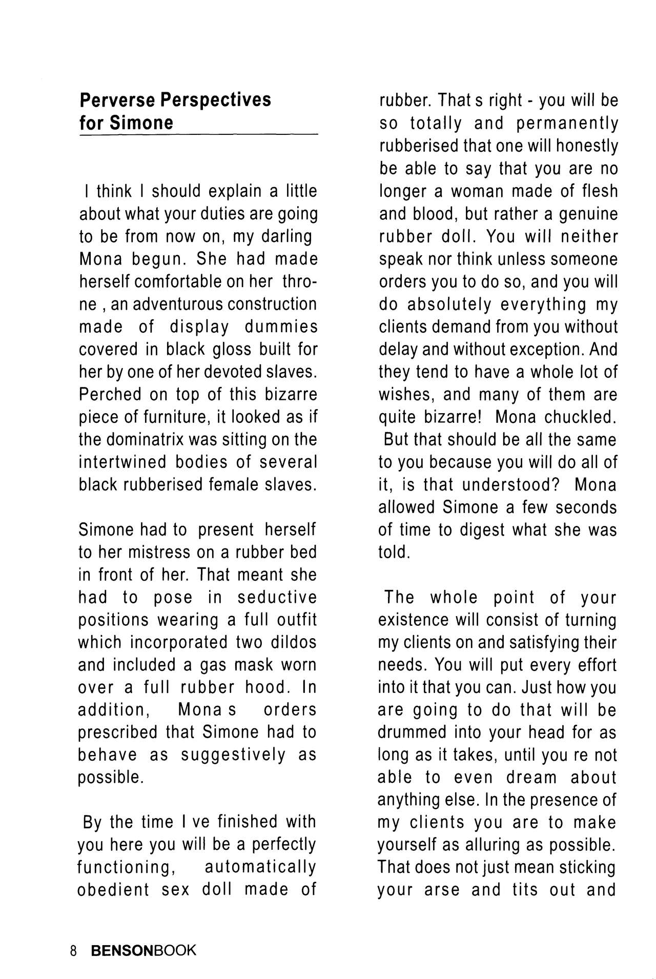 Benson Book #4: The Rubber Institute page 8 full
