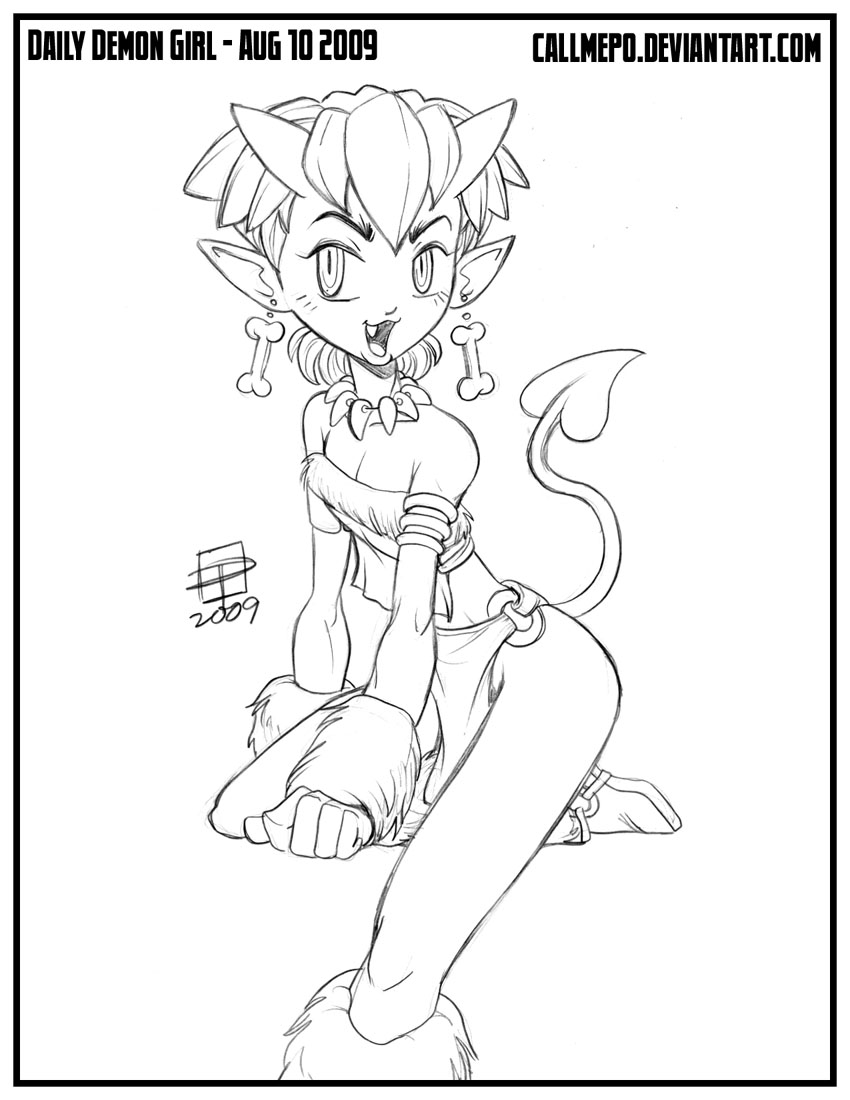Demon Girls Artworks By CallMePo page 10 full