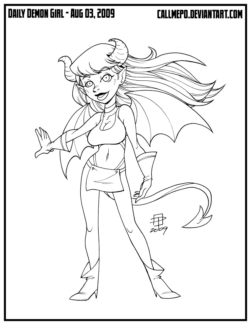 Demon Girls Artworks By CallMePo page 3 full