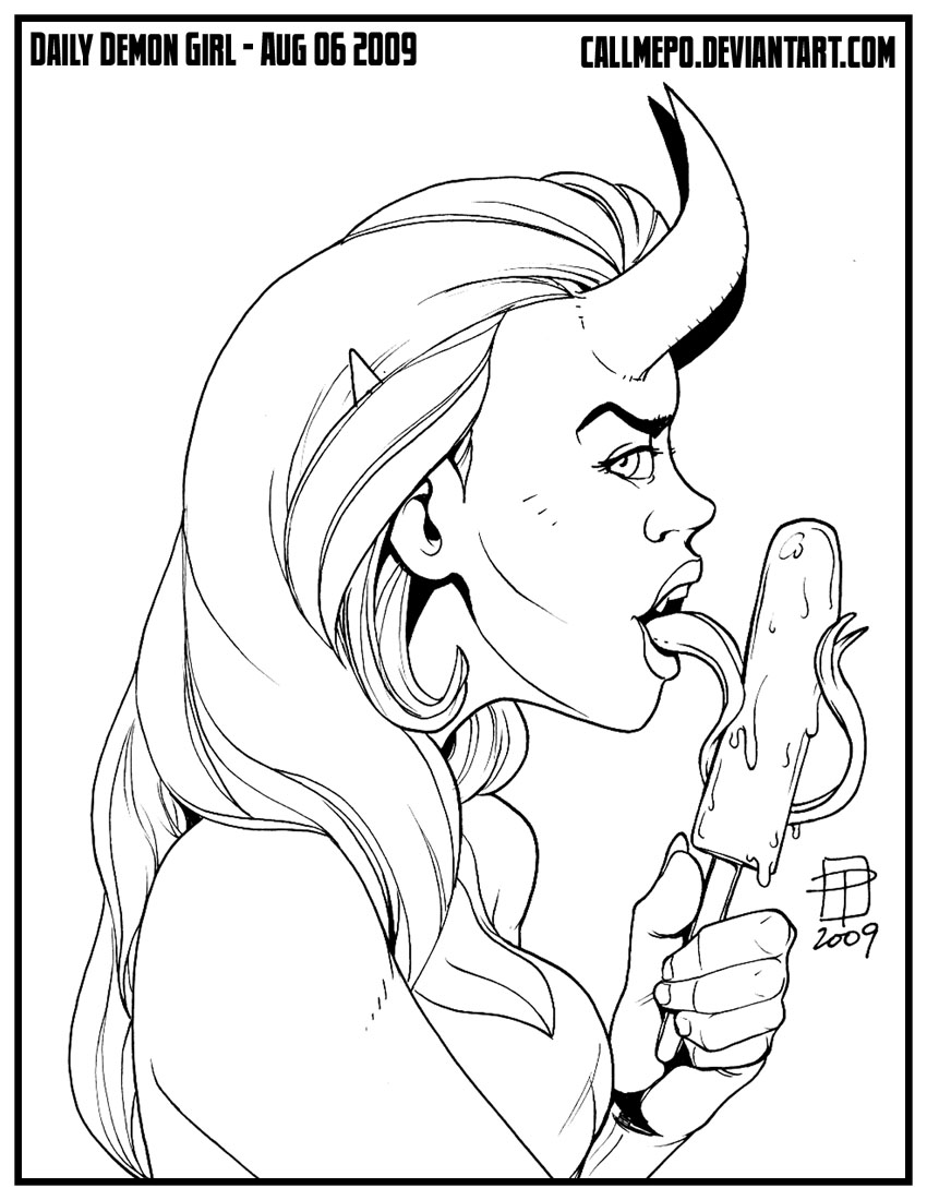 Demon Girls Artworks By CallMePo page 6 full