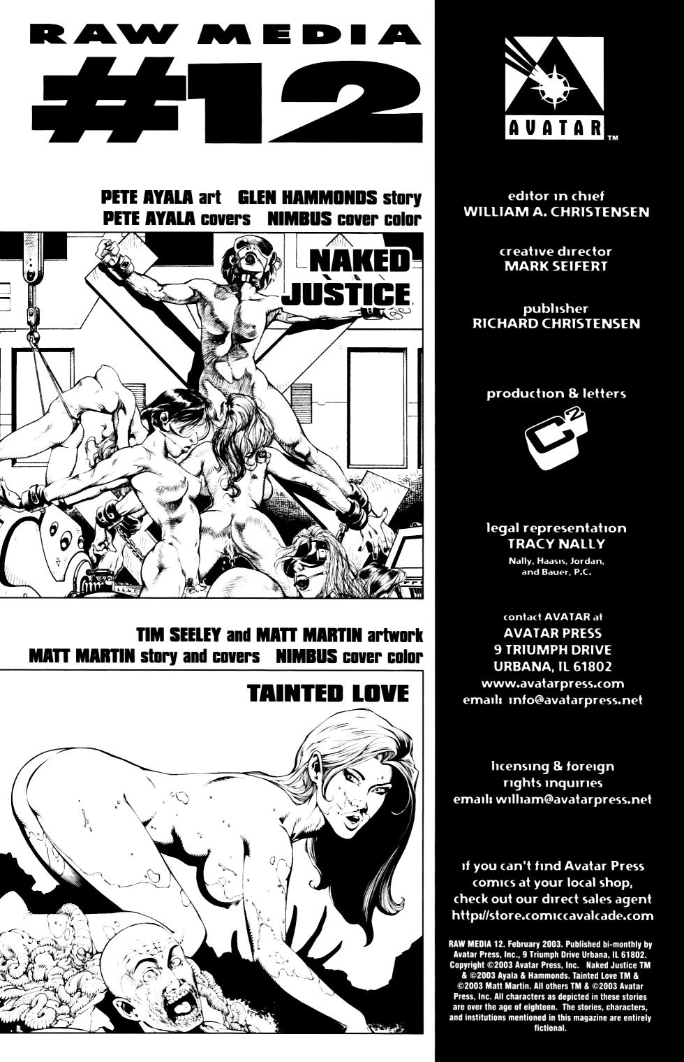 Raw Media - Volume 12 page 1 full